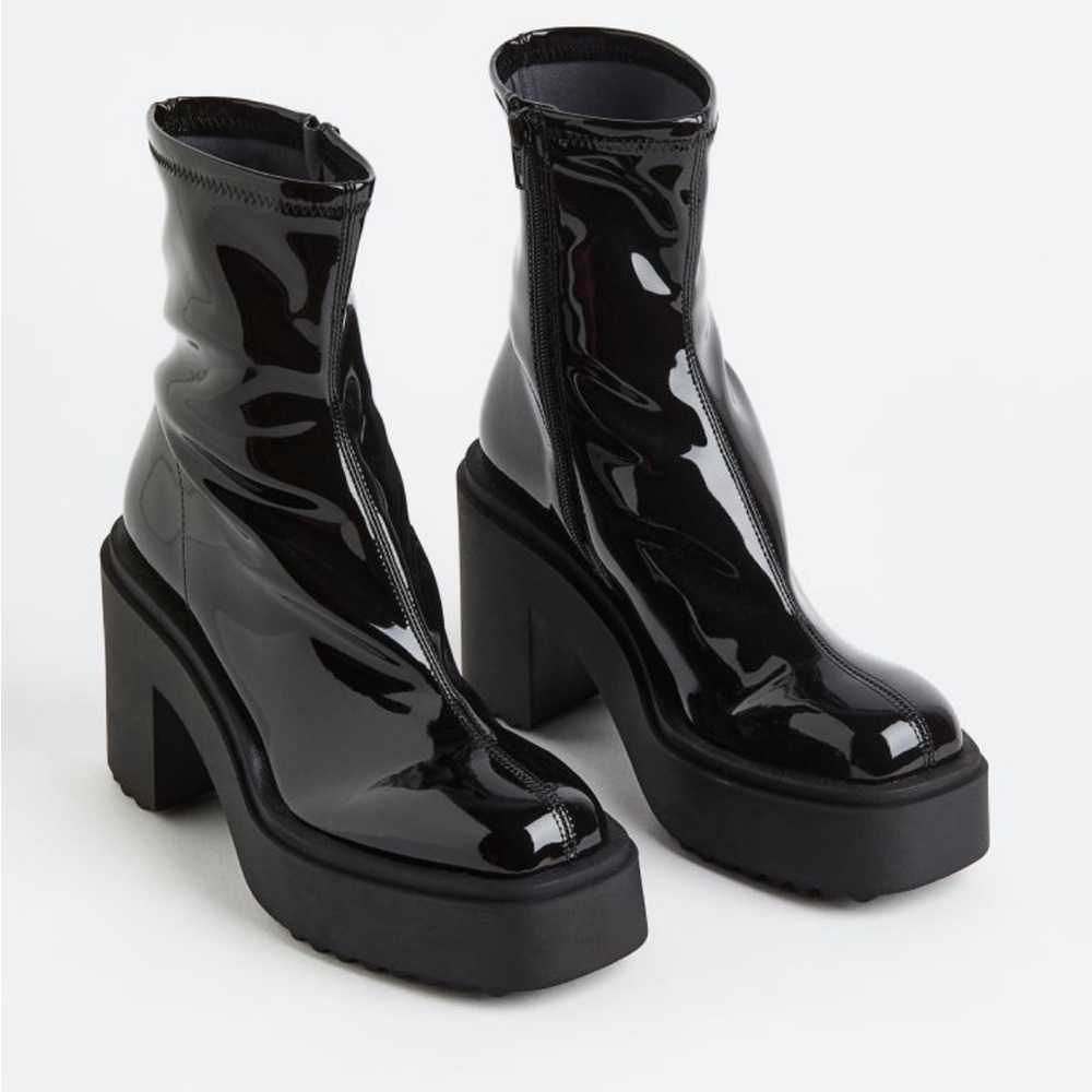 Chunky Heeled Boots